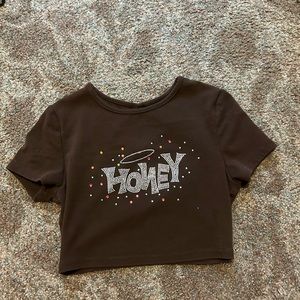 Brown Honey Crop Top